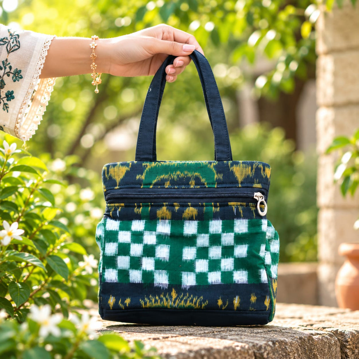 Handcrafted Print Tote Bag
